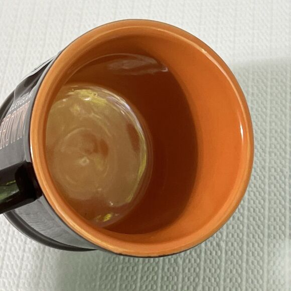 VTG NFL Cleveland Browns 14oz Coffee Mug Ceramic Brown Orange Raised 3-D Helmet - Picture 5 of 12